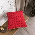 thumbnail image 6 of ZNDUO Throw Pillow, 20"x20" Bed Pillow and Couch Pillows - Indoor Decorative Pillows，Red Star Geometry Throw Pillow, 6 of 8