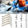 thumbnail image 4 of 5Pcs Tent Poles Push Button Spring Clip Locking Tube Pin V Shaped Spring Buckle, 4 of 12