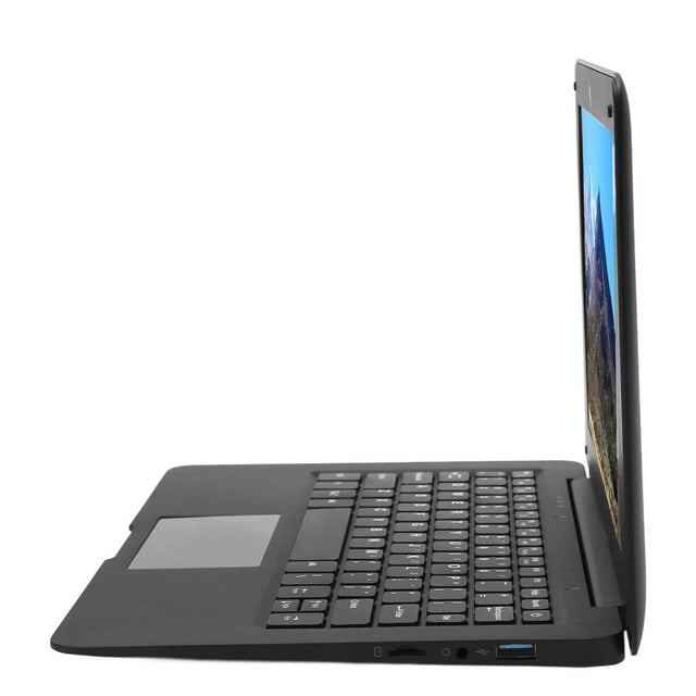 Laptop de Estudiante, 1 HD 2 USB 64G ROM 2.4GHz CPU Dual Core 10.1 Pulgadas CompuTADORA Portátil para viajar para viajar