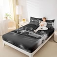 thumbnail image 4 of jejeloiu Gray Racing Car Full Size Sheets,Speed Sport Bed Sheets For Boys Teens 4pcs, 4 of 7