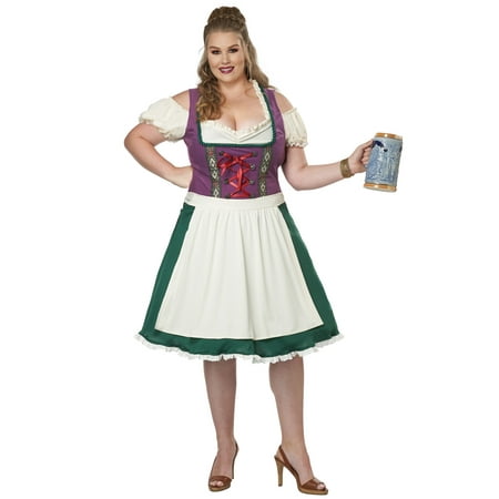 Bavarian Beer Maid Plus Size Costume