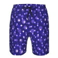 thumbnail image 3 of Logiee Beautiful Purple Snowflakes Print Mens Swim Trunks Quick Dry Board Shorts,Breathable Hawaii Beach Shorts Swimwear Bathing Suits-XX-Large, 3 of 6