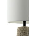 thumbnail image 4 of Livabliss Leipzig Rustic Accent Table Lamp, 20-inch, Beige with White Shade, 4 of 5
