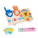 thumbnail image 5 of Juguetes de matemáticas para con los dedos, juguetes de aprendizaje preescolar, bloques de conteo, reloj didáctico para niños de 3, 4 y 5 años,, 5 of 7