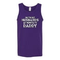 thumbnail image 2 of Wild Bobby, Best Husbands Gets Promoted to Daddy, Father's Day, Men Graphic Tank Top, Purple, XX-Large, 2 of 3