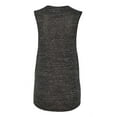 thumbnail image 2 of BE 8803 FLOWY SCOOP MUSCLE TEE (BLACK HEATHER 2XL), 2 of 3