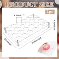 thumbnail image 2 of 24 Shot Glass Tray Holder Clear Bar Acrylic Glasses Holders Wine Cup Serving Tray Organizer Display Party Bar Club, 2 of 6