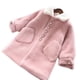 thumbnail image 3 of Abrigo acolchado grueso de terciopelo de visón de invierno para niñas, ropa de invierno de estilo occidental, abrigo de lana de estilo de longitud media para niños, 3 of 6