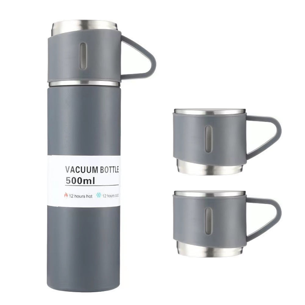 Double Layer Stainless Steel Insulated Bottle Coffee Mug Thermal Bottle