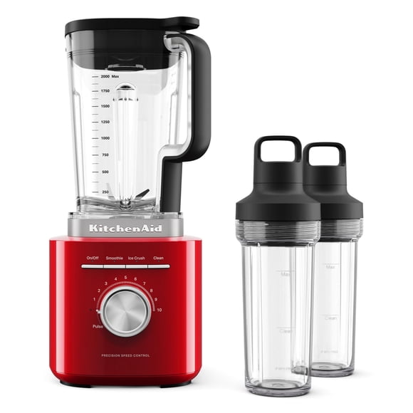 Licuadora KitchenAid KSB2078 1700W Jarra de 2L y 2 Jarras Personales
