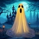 thumbnail image 1 of 2 kits de fantasmas iluminados: kits de fantasmas para decoración de Halloween, kit de fantasmas iluminados de altura ajustable para Halloween, kit de fantasmas DIY con luces, kits de fantasmas ilumin, 1 of 7