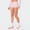 Pink, variant on Womens Fold Over Shorts Cotton High Rise Stretchy Yoga Rollover Shorts Slim Fit Cute Lounge Shorts Micro Bottoms Pink,S