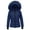 Dark Blue#puffer coat women with hood, variant on VINUSLI Puffer Jacket Womens Hood Quilted Thicken Warm Ski Down Jackets Faux Fur Trim Zip Up Waterproof Outdoor Comfy Coats Purple,XL
