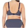 thumbnail image 2 of Women's Elomi Best ES7276 Plain Sailing Underwire Crop Swim Top (Midnight Stripe 36F), 2 of 2