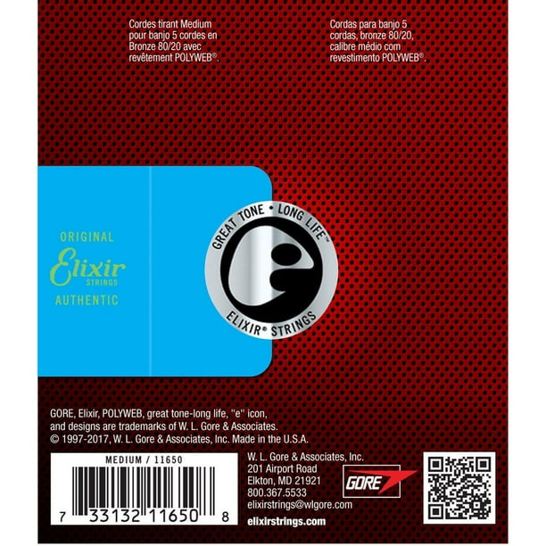Elixir 2024 banjo strings