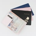 thumbnail image 4 of ZPAQI PU Leather Passport cover for Women Men Bride Travel Wedding Gift Lover Couple, 4 of 16