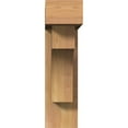 thumbnail image 2 of Ekena Millwork 5 1/2"W x 20"D x 20"H Westlake Block Smooth Bracket w/ Offset Brace, Western Red Cedar, 2 of 25
