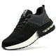 thumbnail image 2 of Zapatos de trabajo Zapatillas deportivas unisex Punta de acero Transpirable Seguridad deportiva (37 ) Negro JShteea Para Estrenar, 2 of 9