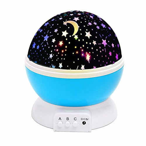 Starry Night Light Projector Star Sky Moon Lamp Kids Bedroom