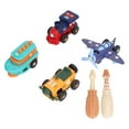 thumbnail image 1 of Desarmar vehículo de juguete educativo Retro coche avión barco tren DIY conjunto de juego para niños y niñas, 1 of 5