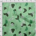 thumbnail image 4 of oneOone Rayon Sea Green Fabric Abstracts Craft Projects Decor Fabric Printed By The Yard 56 Inch Wide, 4 of 5