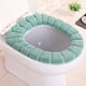 thumbnail image 5 of Cojín para asiento de inodoro de invierno, grueso, de punto, lavable, para uso doméstico, 5 of 5