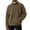Coffee, variant on Husipze Mens Sherpa Fleece Jacket Full Zip Long Sleeve Teddy Fuzzy Cozy Winter Relaxed Fit Coat Insulated Warm Outerwear Black S