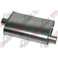 thumbnail image 2 of Dynomax Exhaust Muffler 17713 Thrush Turbo; 2-1/4 Inch Offset Inlet; 2-1/4 Inch Offset Outlet; 14 Inch Case Length/18-1/2 Inch Overall Length, 2 of 3