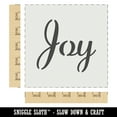 thumbnail image 2 of Joy Cursive Text DIY Cookie Wall Craft Stencil - 5.5 Inch, 2 of 5