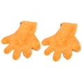thumbnail image 4 of Guantes de lavado de coche Unique Bargains de Microfibra Naranja Gris, 4 of 7