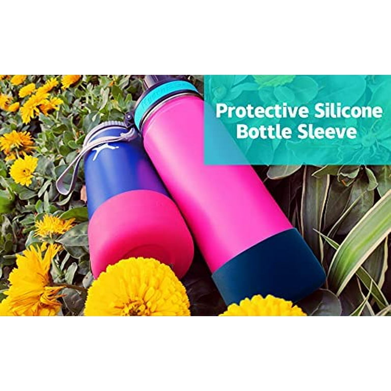 Protector Silicone Bottle Boot Sleeve Flask Anti-Slip Bottom Water