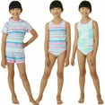 thumbnail image 2 of Eddie Bauer Girls 4 Piece Reversible Swimsuit Set (as1, Alpha, l, Regular, Begonia Pink), 2 of 3