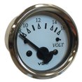 thumbnail image 1 of Voltímetro VDO Cockpit Marine 52 mm (2-1/16), esfera blanca/cromada, 1 of 1