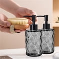 thumbnail image 5 of MOQIN Refillable Cosmetic Pump Dispensers, Glass Bottles with Pump Dispenser, Refillable Bottle, BPA-Free for Body Wash, Moisturizer, Liquid Soap, Massage Oil, with a Clear Pump 2-Pack, 5 of 7