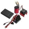 thumbnail image 3 of Motor RC 4 polos 12 ranuras impermeable DIY programación ESC estable y confiable disipador de calor accesorios para 2S 1:10 para 3S, 3 of 14
