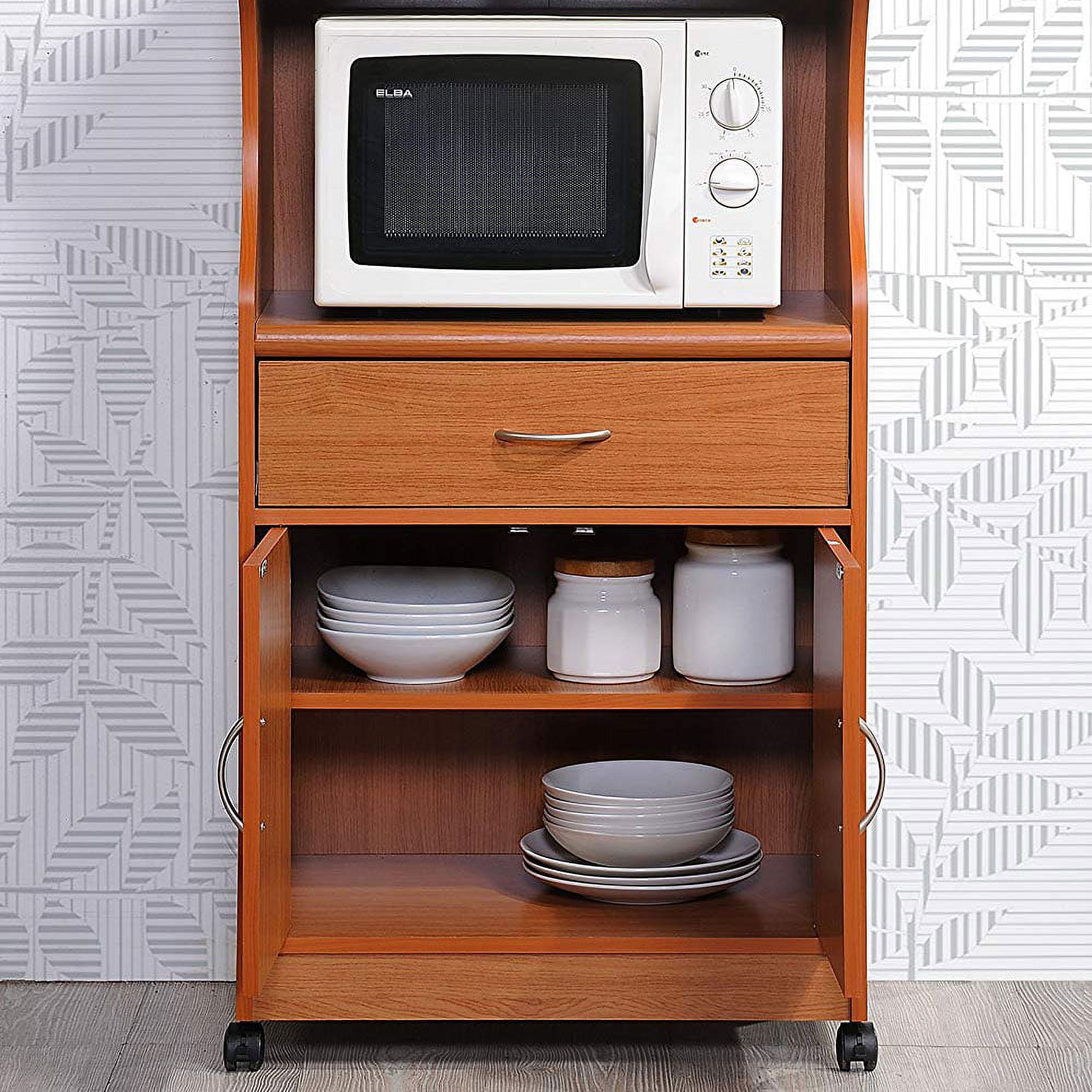 Hodedah HIK77 Microwave Cart Walmart