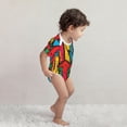 thumbnail image 2 of Kdxio Colorful Arrow Graffiti Pattern Pattern Unisex Baby Cotton Short Sleeve Bodysuits-18 Months, 2 of 5