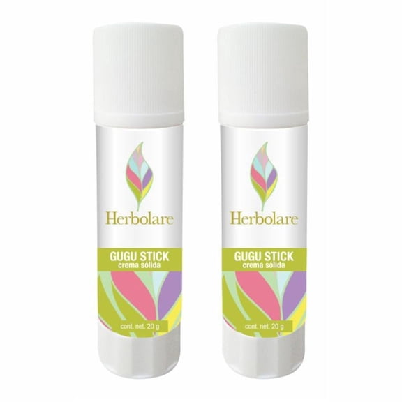 Pack de Crema Sólida Herbolare Gugu Stick 2 Piezas con 20 g c/u