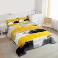 thumbnail image 3 of Manfei Boys Girls Oil Painting Bedding Comforter Set 2pcs,Abstract Artwork Twin Comforter Sets Microfiber,Graffiti Splash Breathable Bedding Set,Microfiber Bedroom Decor,Reversible, 3 of 8