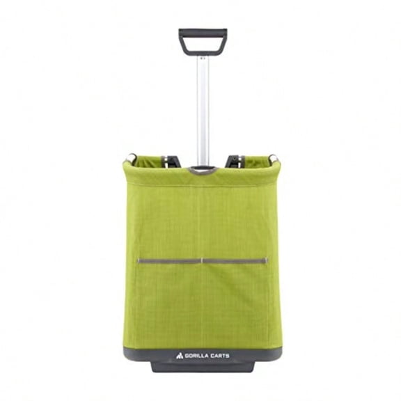 GCSS-11G-COM Collapsible Soft-Sided Folding Garden Cart 150-Pound Capacity Green