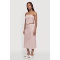 thumbnail image 2 of Women's Pointelle Knit Lace Patchwork Midi Skirt, 2 of 4