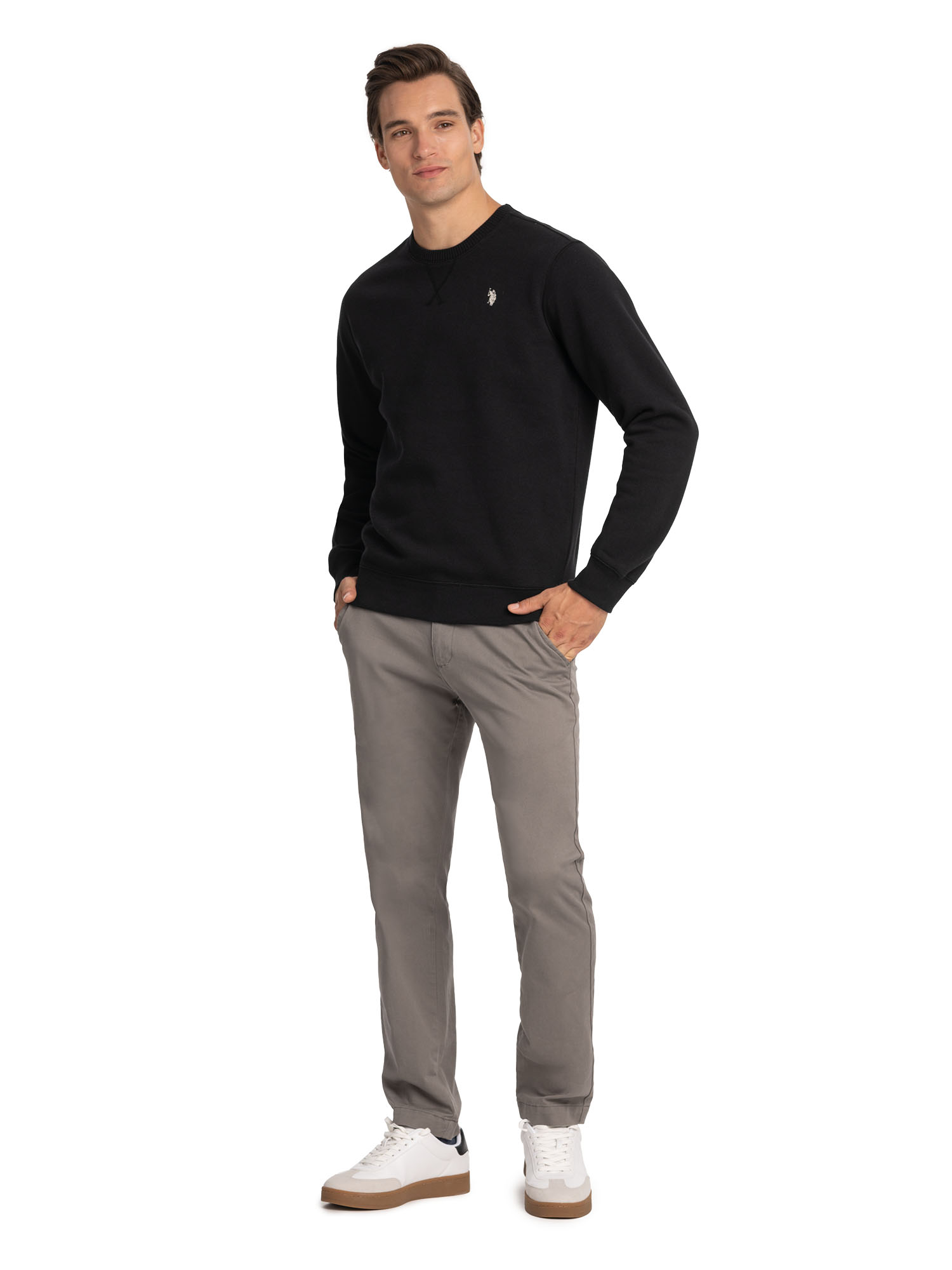 U.S. Polo Assn. Men's Crewneck Fleece Sweatshirt