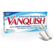 Vanquish Extra Strength Pain Reliever Caplets-100 ct. (Pack of 3) by Vanquish