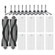 thumbnail image 1 of 21 Piezas de Repuesto para Robot Aspirador P20, Cepillos Laterales de Rodillo Principal, Cepillo de Limpieza de Filtros Hepa, 1 of 5
