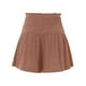 thumbnail image 4 of MKLEKYY Pantalones Cortos para Mujer, de Cintura Alta Elástica, Plisados, con Volantes, Bonitos, Informales y Fluidos para La Playa, 4 of 4