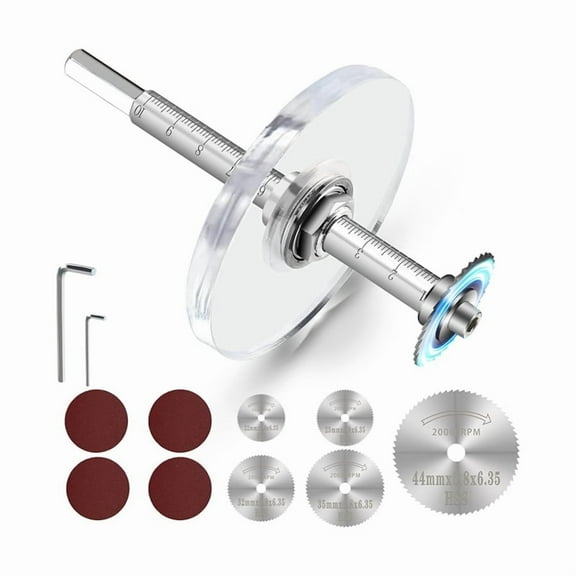 Inside Pipe Cutter for PVC Pipe Cutter Tool, Cutter Tool with 3.15inch Scale Adjustable , 5Pcs Saw Blades and Hex Shank