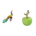 thumbnail image 1 of Estatua del pavo real,Estatua de pavo real,adorno de escritorio creativo y divertido,Escultura decorativa de pavo real para decoración del hogar,Estatua,Escultura de fruta artificial,estatua y, 1 of 8