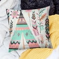 thumbnail image 2 of SHANXI Throw Pillow Covers Ethnic with and Surface Cute for Couch Living Room 24x24in, 2 of 5