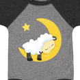 thumbnail image 4 of Inktastic Cute Sheep, Sleeping Sheep, Moon, Stars, Sleepy Boys or Girls Baby Bodysuit, 4 of 5