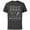 Charcoal, variant on Winnie the Pooh and Tigger Christmas Sweater Pattern - Short Sleeve Cotton T-Shirt for Adults - Customized-Black